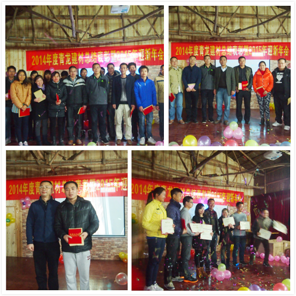 青龍年會 表彰2014年度優(yōu)秀員工